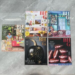 Better Homes & Gardens 5 Magazine Bundle